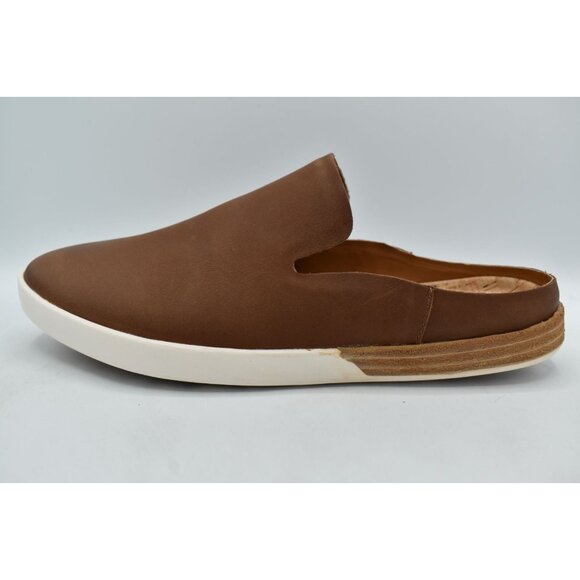 Kork Ease Womens Size 7.5 Phoebe Brown Full Grain Leather Open Back Mules Shoes - Picture 8 of 12